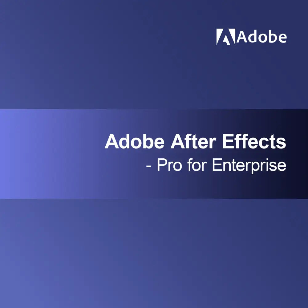 Adobe After Effects - Kurumsal için Pro