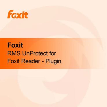 Foxit Reader için Foxit RMS UnProtect - Eklenti