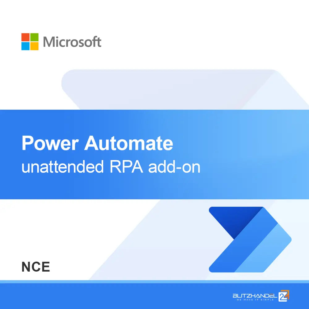 Power Automate unattended RPA eklentisi (NCE)