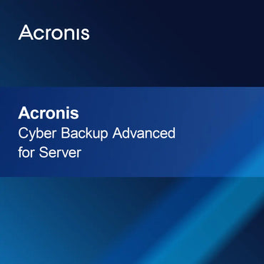 Acronis Cyber Backup Advanced Sunucu için