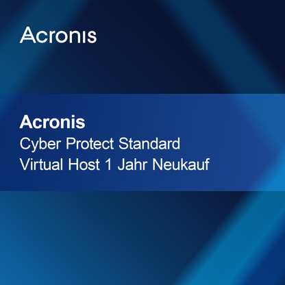 Acronis Cyber Protect Standard Sanal Sunucu