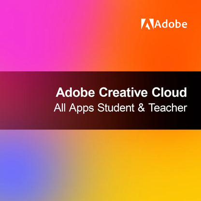 Adobe Creative Cloud Tüm Uygulamalar Öğrenci ve Öğretmen