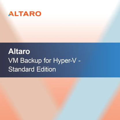 Altaro VM Backup for Hyper-V - Standart Sürüm