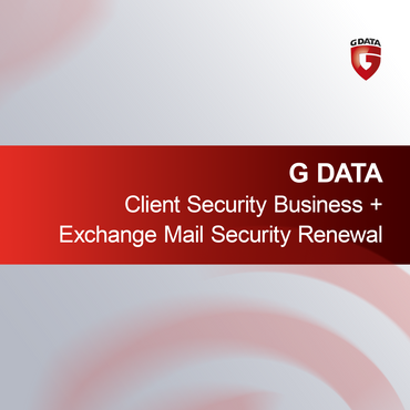 G DATA Client Security Business + Exchange Mail Security Yenileme