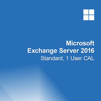 Microsoft Exchange Server 2016 Standard, 1 Kullanıcı CAL