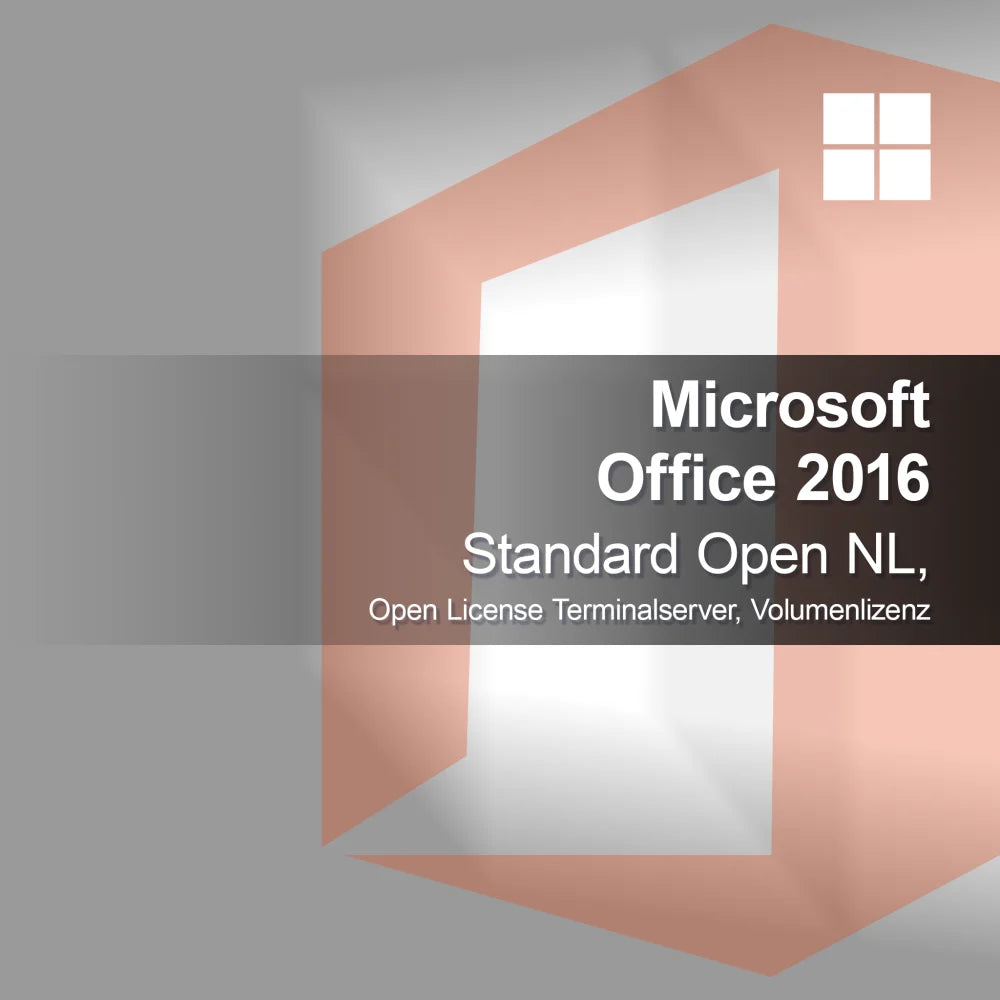 Microsoft Office 2016 Standard Open NL, Open License Terminalserver, Toplu Lisans