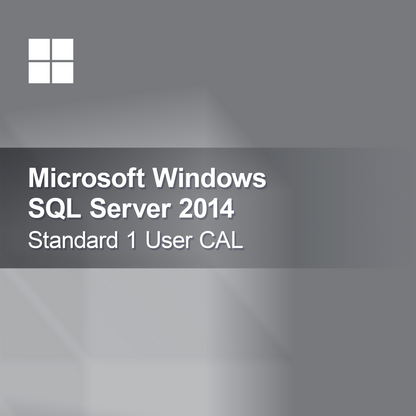 Microsoft SQL Server 2014 Standard 1 Kullanıcı CAL