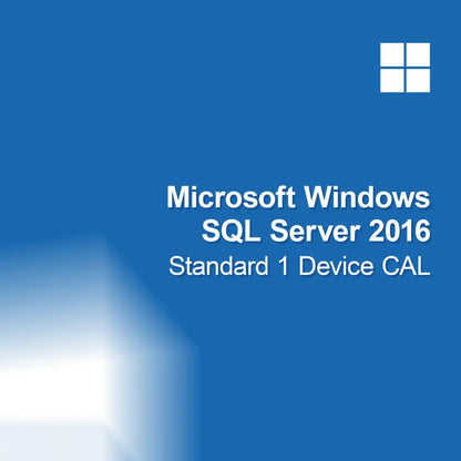 Microsoft SQL Server 2016 Standard 1 Cihaz CAL