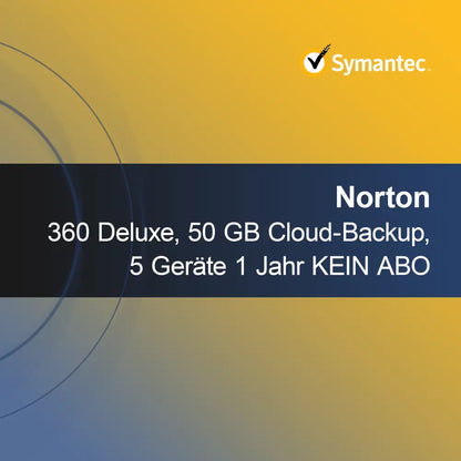 Norton 360 Deluxe, 50 GB Bulut Yedekleme, 5 Cihaz 1 Yıl ABONELİK YOK