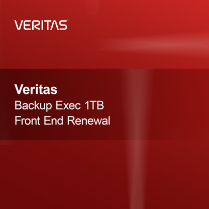 Veritas Backup Exec 1TB Ön Uç Yenileme