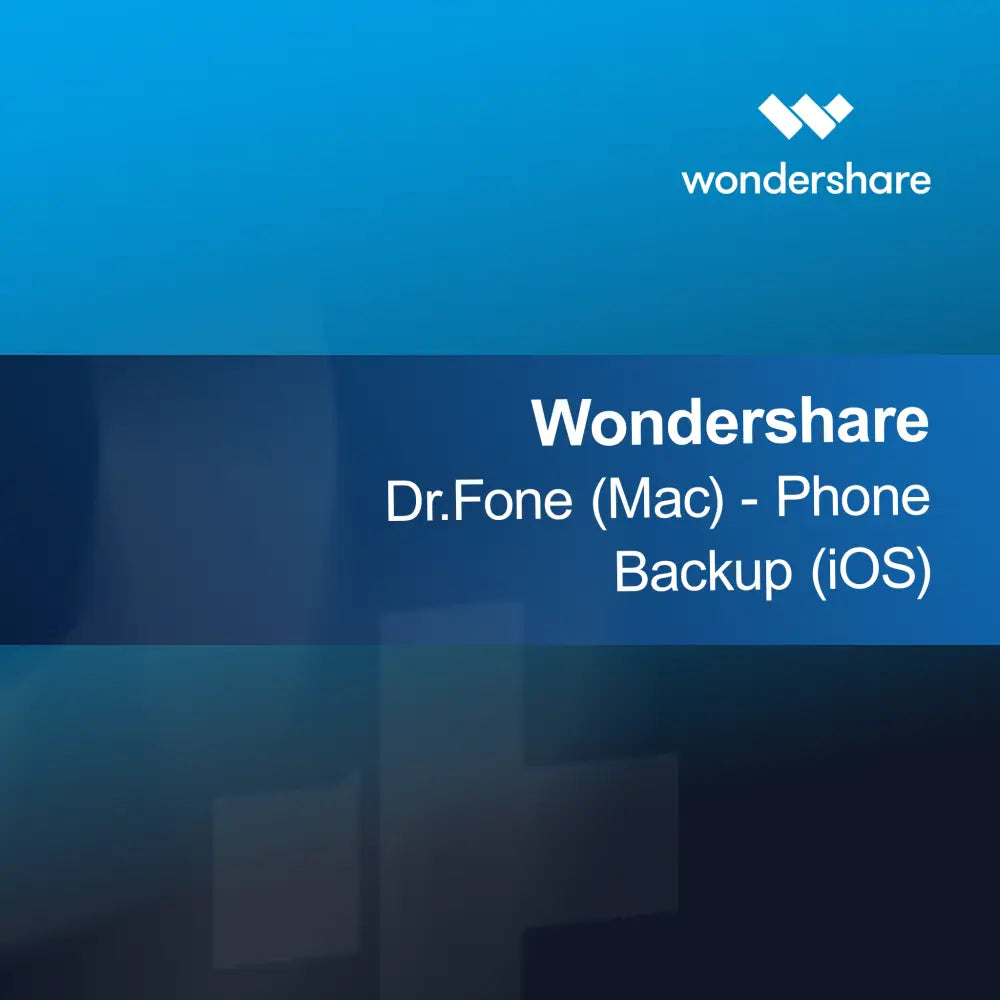 Wondershare Dr.Fone (Mac) - Telefon Yedekleme (iOS)