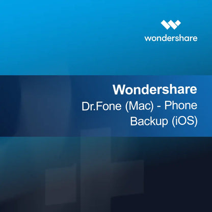 Wondershare Dr.Fone (Mac) - Telefon Yedekleme (iOS)