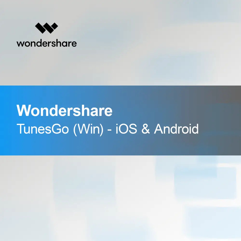 Wondershare TunesGo (Win) - iOS ve Android